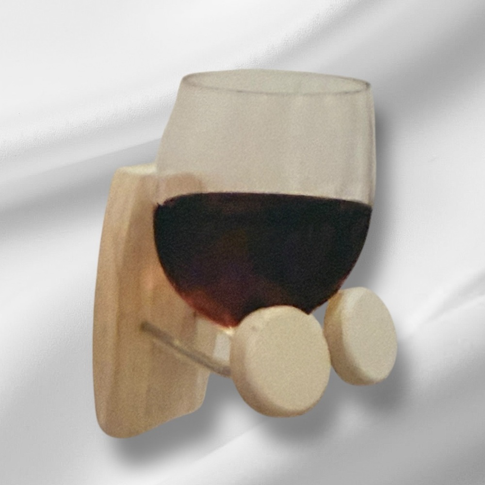 Modern Expressions Bath Wine‎ Glass Holder NIB